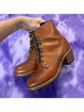 Red wing womens clara 3404 leather heeled boots